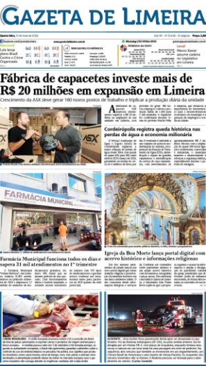 Capa do Dia